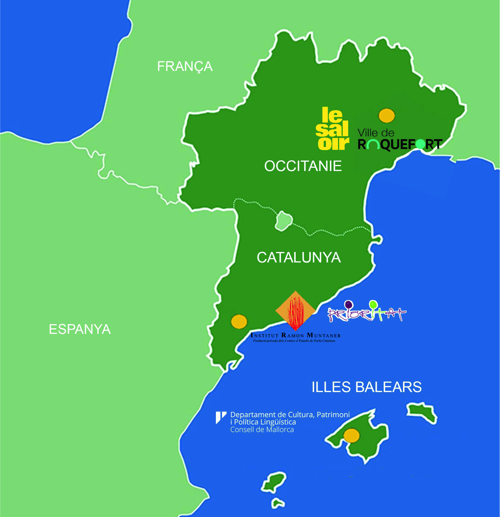 Carte de l'Eurorégion